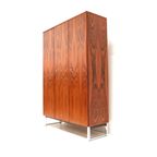 Hoge Vintage Palissander Kast / Kledingkast Gemaakt In De Jaren ’70 thumbnail 3