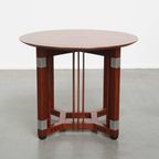 Mooie Ronde Schuitema Bijzet/salontafel Uit De Decoforma Serie In Art Deco Stijl thumbnail 2