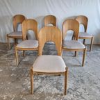 6 Koefoed Morten Vintage Deense Eetkamerstoelen Jaren 60 60'S thumbnail 3