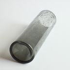Bubble Glass Cylinder Vase By Erik Höglund For Pukeberg, Sweden 1960S. thumbnail 7