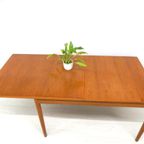 Retro Vintage Eettafel Tafel Jaren 60 Hout Uitschuiftafel thumbnail 3