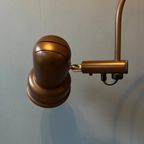 Mid Century Bruine Gepo Vloerlamp Met Dubbele Boogkegel thumbnail 9