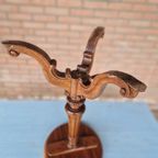 Antieke Wijntafel Plantentafel Ronde Bijzettafel thumbnail 5