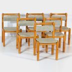 6x Deense Vintage Design Eetkamerstoelen thumbnail 5