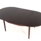 Palissander Ovalen Verlengbare Eettafel Tafel 'trespring' Vintage thumbnail 17