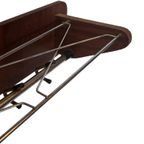 Vintage Wandkapstok Teak En Chroom Jaren 60/70 thumbnail 6