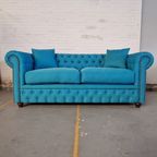 Chesterfield Bank Bahama Oceaanblauw (3-zits) thumbnail 9