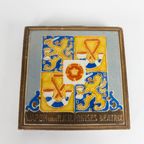 Westraven Utrecht - Cloisonné Tegel Wapen Van H.K.H. Prinses Beatrix - 1938 thumbnail 4