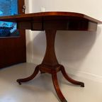 Regency Opvouwbaar Mahonie Kaarttafel / Sidetable thumbnail 17