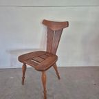 Belgische Vintage Brutalist Stoel Design thumbnail 2
