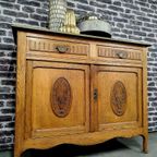 Oud Eiken Dressoir / Meidenkast / Commode thumbnail 2