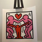 Keith Haring Untitled Family, Licensed By Artestarny And Printed In U.k. thumbnail 4