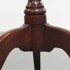 Leuke Antieke Engelse Ronde Wijn/ Tilt Top Table/ Bijzettafel Uit De 19e Eeuw Met Een Rond Blad thumbnail 5
