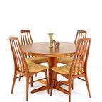 Ronde Deense Eettafel Johs. Kristoffersen & Son Tafel Vintage thumbnail 7