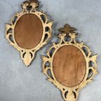 2x Antieke Spiegels – Hout En Bladgoud thumbnail 5