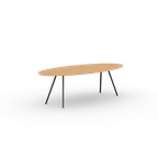 Studio Henk Eettafel Slim X Type Hardwax Olie Naturel, Ovaal thumbnail 2