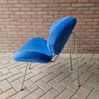 Retro Fauteuil Design Stoel Blauwe Fauteuil thumbnail 9