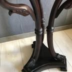 Hollywood Regency Bijzettafel Met Zwaanvormige Poten thumbnail 3