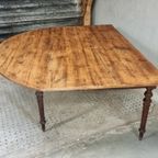 Antieke Tafel Eettafel Franse Wandtafel thumbnail 29