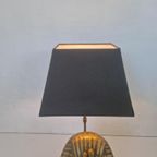 Hollywood Regency Tafel Lamp Farao Deknudt Jansen Stijl. thumbnail 6