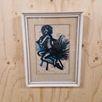 Herman Stammeshaus Linoneum Snede Ballerina 24 Van 75 Lijst thumbnail 2