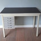 Industriëel Vintage Metalen Bureau, Ahrend De Cirkel, Desk thumbnail 17