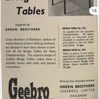 Unieke En Zeldzame Jaren 50 Green Brothers 'foldable' Regisseursstoelen Bridge Tafelset thumbnail 24