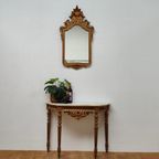 Barok Rococo Wandconsole Sidetable Met Marmer Blad En Spiegel 02 thumbnail 11