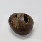 Large Studio Ceramic Free Form Pebble Stone Vase By Jaan Mobach 1967 thumbnail 2