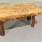 Vintage Wabi Sabi Rustieke Bijzettafel Plantentafel thumbnail 3