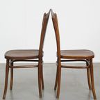 Set Van 2 Originele Jacob En Josef Kohn Bentwood Thonet Design Stoelen Uit Begin 20e Eeuw thumbnail 4