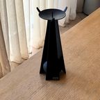 Vintage Brutalist Metal Candle Holder thumbnail 2