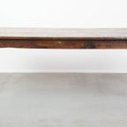Zeer Mooie En Karaktervolle Engelse Antieke Pinewood Country Eettafel Met Een Uniek Mooi Patina thumbnail 2