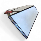 3 Light Chandelier With Glass Shades /art Deco thumbnail 9