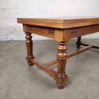 Uitschuifbare Eikenhouten Tafel thumbnail 6