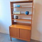 Vintage Zweedse Design Teak Kast Boekenkast thumbnail 4
