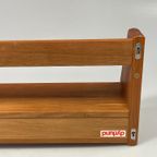 Vintage Wandplank, <<<brand>>>, Massief Teak, Denemarken 1970's thumbnail 8