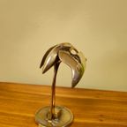Vintage Messing Vogel Kraanvogel Reiger thumbnail 6