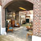 Deens Design Relax Fauteuil Met Voetenbank En Teak Hout thumbnail 23