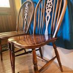 Vintage Windsor Wheelback Eetkamerstoelen thumbnail 3