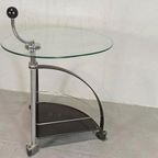 Vintage Postmodern Bijzettafel Trolley thumbnail 7