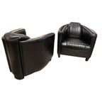 Aviator Fauteuil Zwart Leer Piloten Stoel thumbnail 2