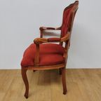 Brocante Vintage Franse Louis Xv Stoeltje, Fauteuil 103 thumbnail 2