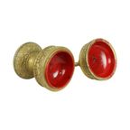 Prachtige Vintage Houten Offerschaal Bladgoud Verguld Birma 49Cm thumbnail 6