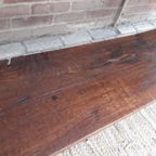 Robuuste Teak Houten Side Table Haltafel Landelijke Sidetable thumbnail 10