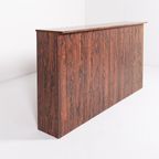 Danish Modern Free Standing Bar Cabinet With Stools From 1960’S thumbnail 13