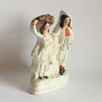 Staffordshire Figurine Of A Scottish Couple 19Th Century thumbnail 15