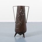 Unique Italian Mid-Century Copper Vase/Pot / Vaas / Bloempot From 1950’S thumbnail 2