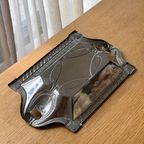Vintage Art Nouveau Pewter Tray thumbnail 2
