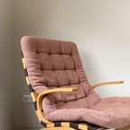 Vintage Houten Kleppe Fauteuil Uit Denemarken thumbnail 4